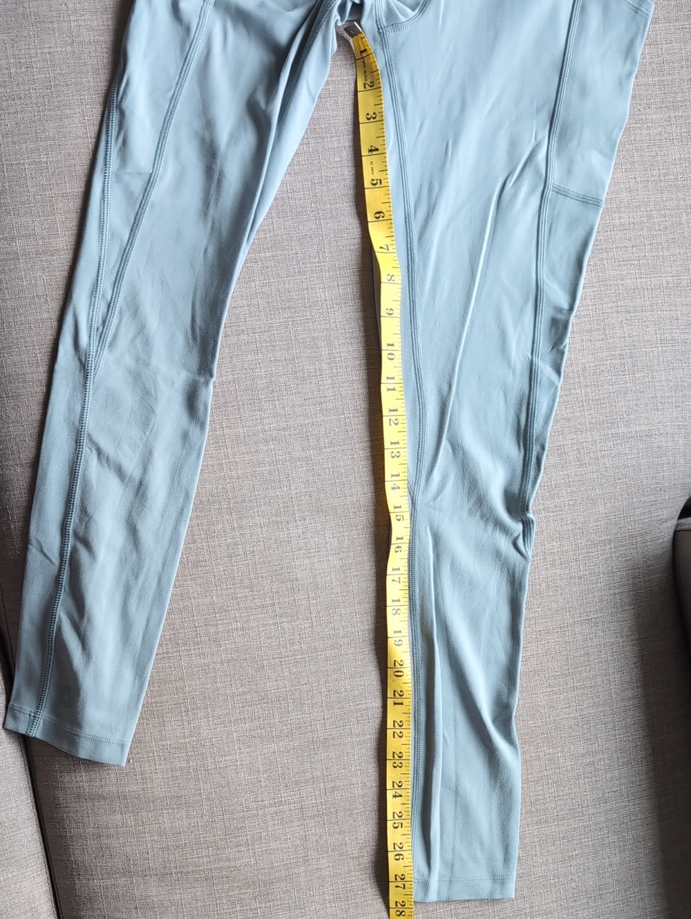 Smartwool Women's Mint Green / Gray Leggings - Picture 6 of 12